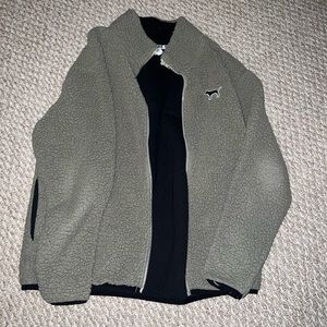 ✨Victoria’s Secret PINK✨ 
Fleece fuzzy jacket
Size Small